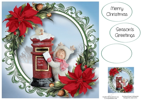 Letters For Santa - Red 8x8