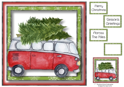 The VW Van At Christmas - Male 8x8