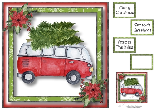 The VW Van At Christmas 8x8