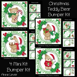 Christmas Teddy Bear Bumper Kit