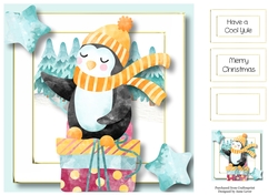 Penguins On Presents 4 8x8