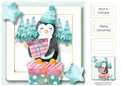 Penguins On Presents 3 8x8