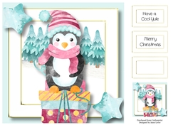 Penguins On Presents 2 8x8
