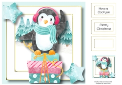 Penguins On Presents 8x8