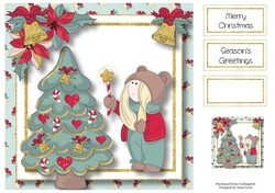Christmas Tree Decorating 8x8