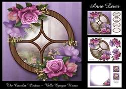 The Circular Window - Belle Epoque Roses