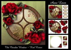 The Circular Window - Red Roses