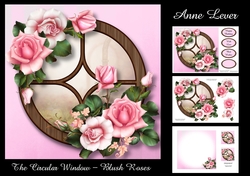 The Circular Window - Blush Roses