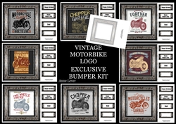 Vintage Motorbike Logo Exclusive Bumper Kit