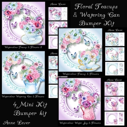Floral Teacups & Watering Can Bumper Kit