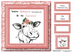 Udderly Gorgeous Valentine 8x8
