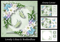 Lovely Lilies & Butterflies