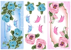 Florals & Butterflies 7 - 2 DL Toppers