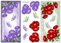 Florals & Butterflies 8 - 2 DL Toppers