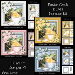 Easter Chick & Lilies Bumper Kit