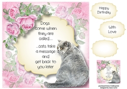 Cats Take A Message And... 8x8