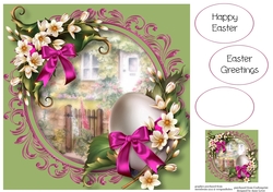Easter At The Rose Cottage 8x8