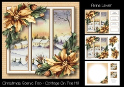 Christmas Scenic Trio - Cottages On The Hill