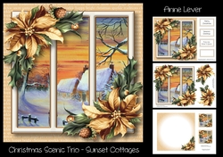 Christmas Scenic Trio - Sunset Cottages