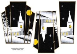Art Deco Watercolour Stacker Winter Scenes 3