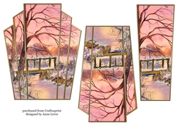 Art Deco Watercolour Stacker Winter Scenes 31