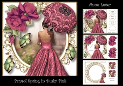 Parasol Spring In Dusky Pink