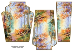 Art Deco Watercolour Stacker SCENES 1