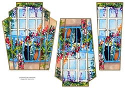 Art Deco Watercolour Stacker SCENES 4
