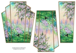 Art Deco Watercolour Stacker SCENES 5