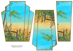Art Deco Watercolour Stacker SCENES 7
