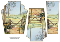 Art Deco Watercolour Stacker SCENES 9