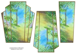Art Deco Watercolour Stacker SCENES 16