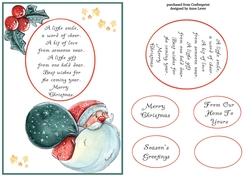 Christmas Watercolour Verse 2