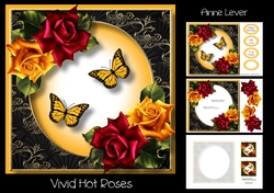 Vivid Hot Roses