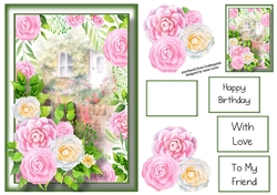 Rose Cottage Camellia - Pale Pink A5