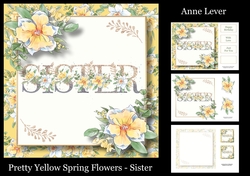 Pretty Yellow Spring Flowers - Sister