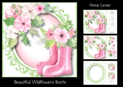 Beautiful Wildflowers Boots