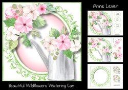 Beautiful Wildflowers Watering Can