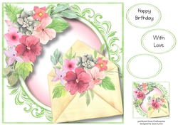 Beautiful Wildflowers Envelope 8x8