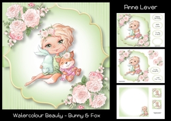 Watercolour Beauty - Bunny & Fox