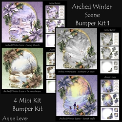 Arched Winter Scene Bumper Kit 1