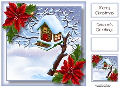 The Christmas Birdhouse 8x8