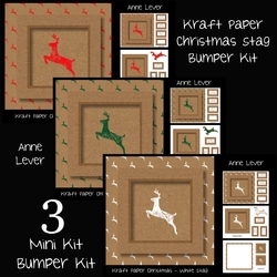 Kraft Paper Christmas Stag Bumper kit