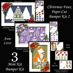 Christmas Faux Paper Cut Bumper Kit 2