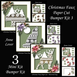 Christmas Faux Paper Cut Bumper Kit 3