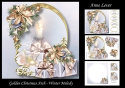 Golden Christmas Arch - Winter Melody