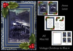 Vintage Christmas In Blue 4