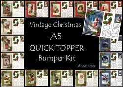 Vintage Christmas QUICK TOPPER Bumper Kit