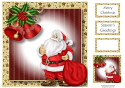 Christmas Santa 8x8
