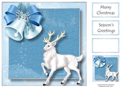 Christmas Stag 8x8